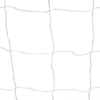 Fußballtore 2 Stk. mit Netzen 182×61×122 cm Stahl Weiß