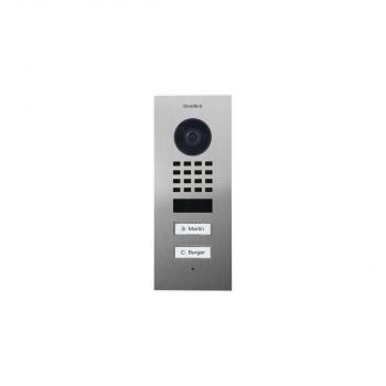 ARDEBO.de DoorBird D1102V IP Video-Türstation Unterputz, Bewegungssensor, WLAN, 2 Ruftasten, V2A Edelstahl