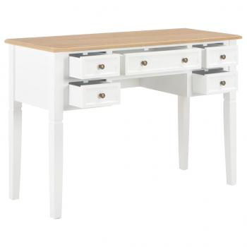 Schreibtisch Weiß 109,5 x 45 x 77,5 cm Holz