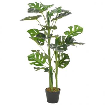 ARDEBO.de - Künstliche Pflanze Monstera mit Topf Grün 100 cm