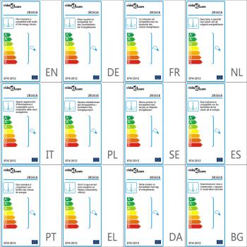 Kronleuchter Silbern 5×E14-Glühbirnen