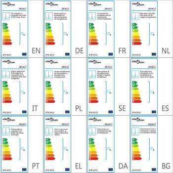 Kronleuchter Golden 5 x E14-Glühbirnen