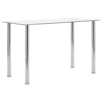 ARDEBO.de - Esstisch Transparent 120 x 60 x 75 cm Hartglas