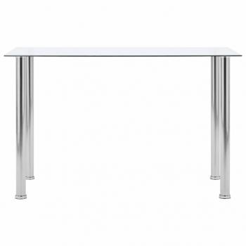 Esstisch Transparent 120 x 60 x 75 cm Hartglas