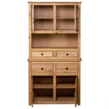 Highboard 93x40,5x180 cm Kiefernholz Panama