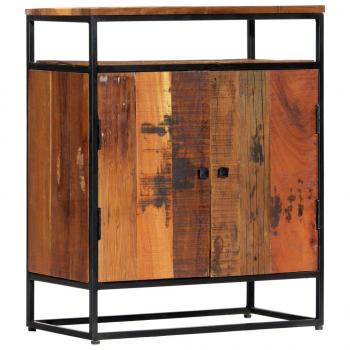 ARDEBO.de - Beistellschrank 60x35x76 cm Massives Altholz und Stahl