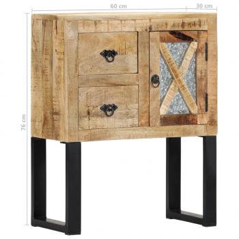 Sideboard 60 x 30 x 76 cm Massivholz Mango