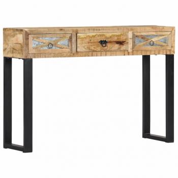 Konsolentisch 110 x 30 x 76 cm Mangoholz Massiv