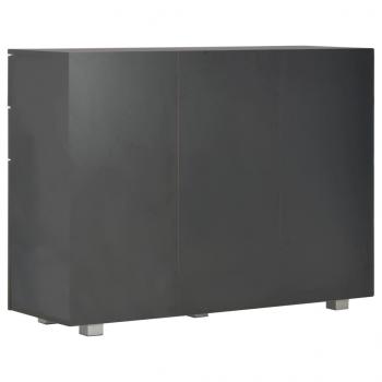 Sideboard Hochglanz-Schwarz 107x35x80,5 cm