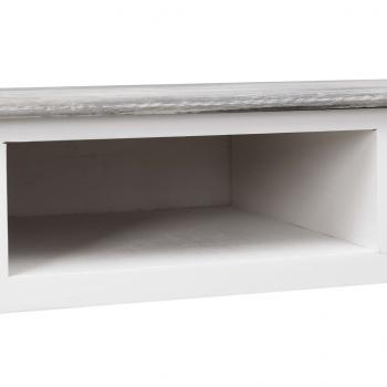 Schreibtisch Grau 110×45×76 cm Holz