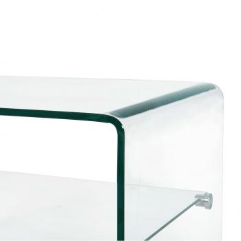 Couchtisch Transparent 50×45×33 cm Hartglas 