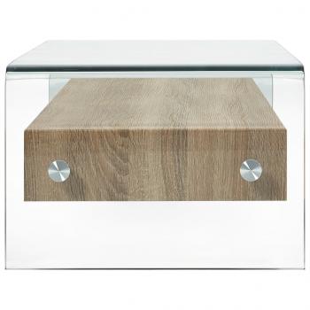 Couchtisch Transparent 98×45×31 cm Hartglas