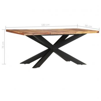 Esstisch 180 x 90 x 76 cm Massivholz