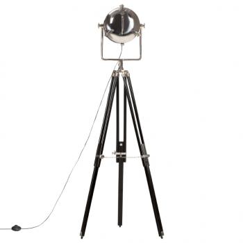 Stativlampe Schwarz Mango Massivholz 171 cm