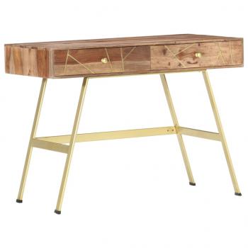 Schreibtisch mit Schubladen 100x55x75 cm Massivholz Palisander