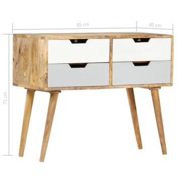 Sideboard 85 x 40 x 71 cm Massivholz Mango