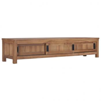 ARDEBO.de - TV-Schrank 150 x 30 x 30 cm Massivholz Teak