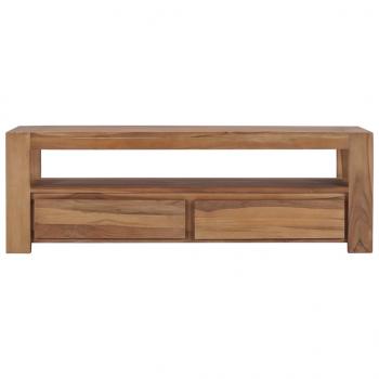 TV-Schrank 120 x 30 x 40 cm Massivholz Teak