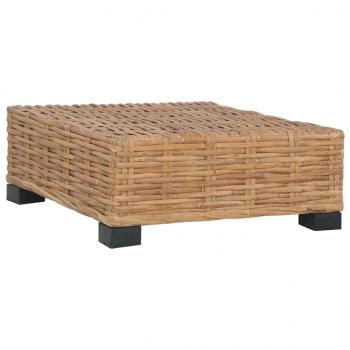 Fußhocker mit Kissen Natürliches Rattan