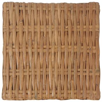 Couchtisch 47x47x28 cm Rattan Natur