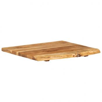 Badezimmer-Waschtischplatte Massivholz Akazie 58x52x2,5 cm