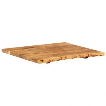 Badezimmer-Waschtischplatte Massivholz Akazie 58x52x2,5 cm