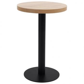 ARDEBO.de - Bistrotisch Hellbraun 50 cm MDF