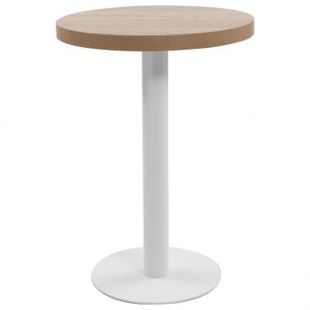 ARDEBO.de - Bistrotisch Hellbraun 60 cm MDF