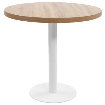 ARDEBO.de - Bistrotisch Hellbraun 80 cm MDF