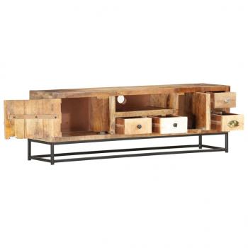 TV-Schrank 120x30x40 cm Altholz Massiv