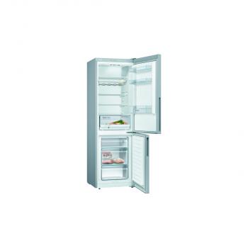 Bosch KGV36VLEA Serie 4 Stand Kühl-Gefrierkombination, 60cm breit, 308l, LowFrost, BogBox, Edelstahl-Optik