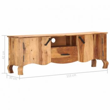 TV-Schrank 115 x 30 x 42 cm Massivholz