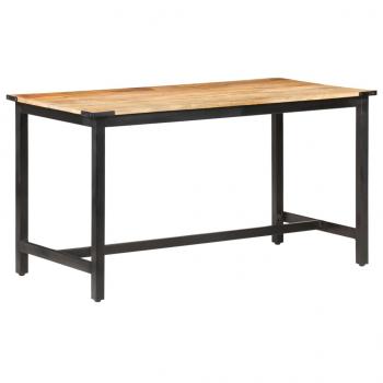 ARDEBO.de - Esstisch 140 x 70 x 76 cm Raues Massivholz Mango