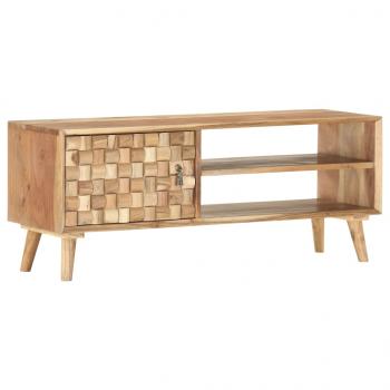 ARDEBO.de - TV-Schrank 100×35×40 cm Massivholz Akazie 