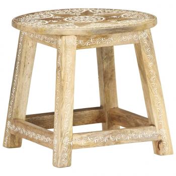 Hocker Handbemalt 38×38×35 cm Mango Massivholz