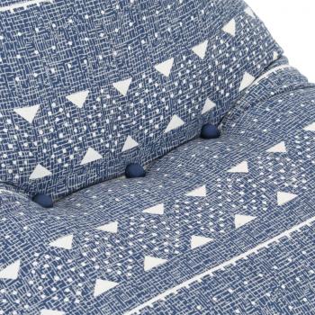 Beanbag Indigo Stoff Patchwork