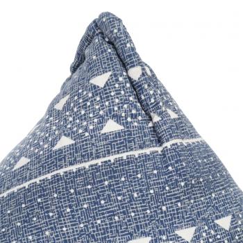 Beanbag Indigo Stoff Patchwork 