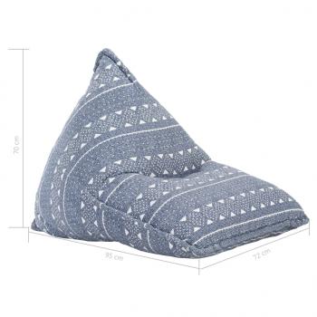 Beanbag Indigo Stoff Patchwork