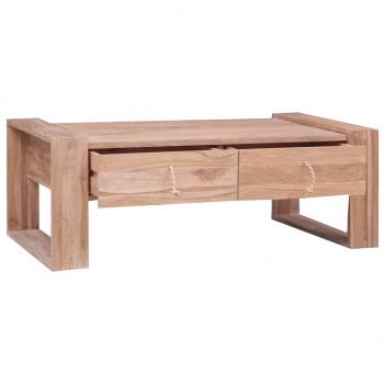 Couchtisch 110×60×40 cm Teak Massivholz 