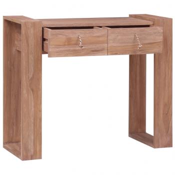 Konsolentisch 90x35x75 cm Teak Massivholz