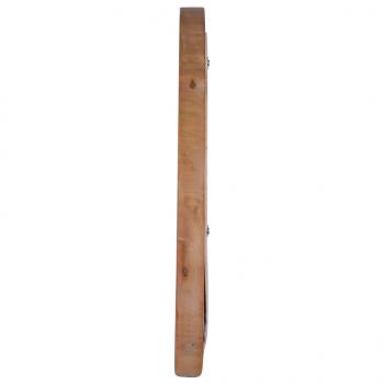 Wandspiegel 40 cm Teak Rund