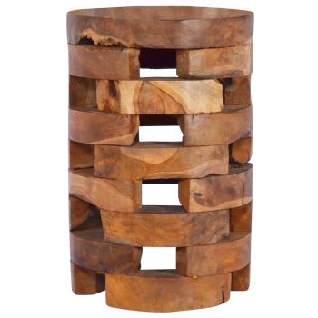 ARDEBO.de - Nachttisch 30x30x45 cm Massivholz Teak