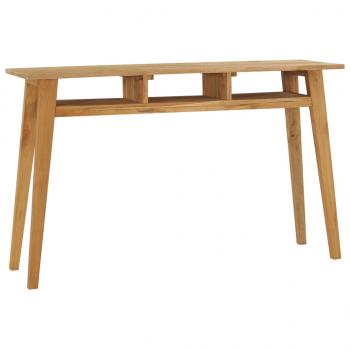 ARDEBO.de - Konsolentisch 120x35x75 cm Teak Massivholz