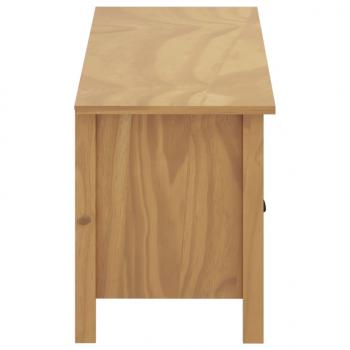 TV-Schrank Hill Honigbraun 110x40x47 cm Massivholz Kiefer