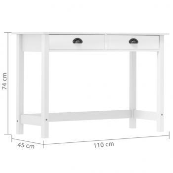 Konsolentisch Hill mit 2 Schubladen 110x45x74 cm Kiefernholz