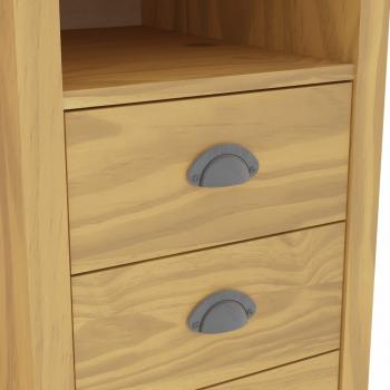 Schreibtisch Hill mit 3 Schubladen 120×50×74 cm Kiefernholz