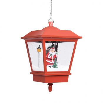 Weihnachts-Hängelampe LED-Licht und Weihnachtsmann Rot 27×27×45