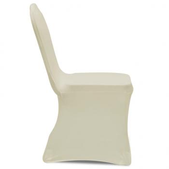 Stretch-Stuhlhussen Creme 18 Stk.