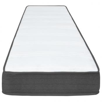 Boxspringbett Dunkelgrau Stoff 120x200 cm