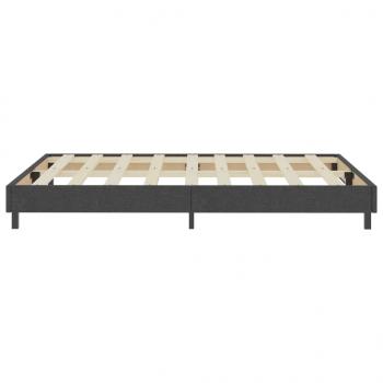 Boxspringbett Dunkelgrau Stoff 160x200 cm